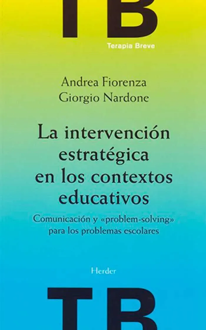 La intervencion estrategica en los contextos educativos